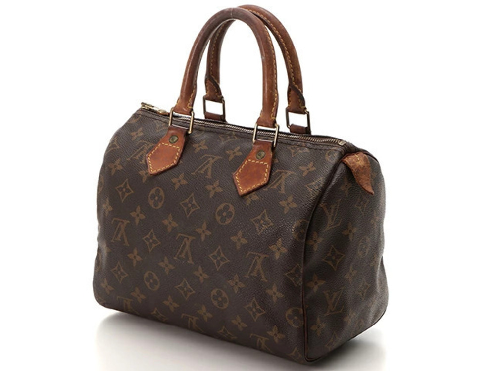 Louis Vuitton Brown Speedy Monogram Leather Brown